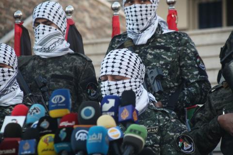 الغرفة المشتركة للفصائل الفلسطينية في غزة تقعد مؤتمرا صحفيا حول تصاعد الأحداث في الضفة الغربية والقدس 6.jpg