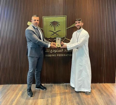 رئيس الاتحاد الفلسطيني للشراع والتجديف يلتقي بالاتحاد السعودي للكاياك والتجديف 3.jpg