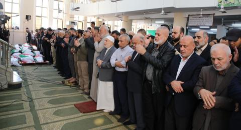 رئاسة التشريعي تشارك في تأبين وتشييع شهداء جباليا وتدعو العالم لفك الحصار عن غزة