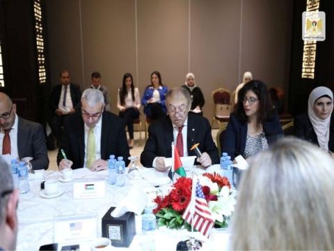 اوجه العلاقة الفلسطينية الأمريكية الاقتصادية