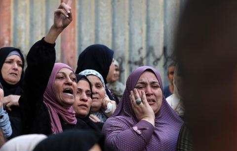 جنازة الشهيد فاروق سلامة في مخيم جنين