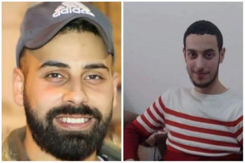 الشهيدان  محمد هشام أبو كشك - محمد حرز الله