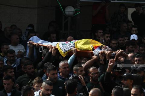تشييع جثمان الشهيد رأفت عيسة في صانور جنوب جنين.jpg