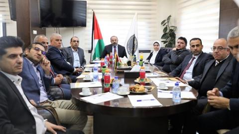 النائب العام يعقد اجتماعا تشاوري مع عمداء كليات الحقوق والقانون في الجامعات الفلسطينية