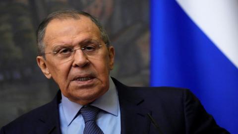 وزير الخارجية الروسي سيرغي لافروف. (رويترز).jpeg