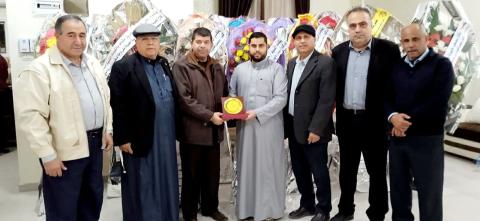 وفد التجمع الفلسطيني للوطن و الشتات يلتقي رئيس مجلس إدارة جمعية الفلاح الخيرية.jpg