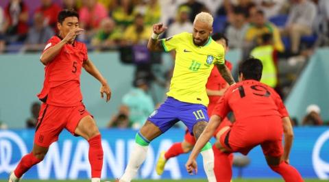 مباراة البرازيل وكوريا الجنوبية
