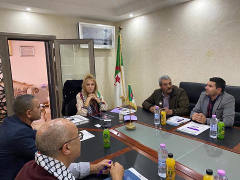 النضال الشعبي تلتقي رئيسة الكونفدرالية العامة للمؤسسات الجزائرية ويبحثان التعاون والعمل المشترك