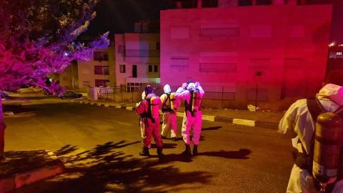 طواقم الدفاع المدني والصحة تنهي عملها في بيت ساحور بعد تخفيف الغازات السامة.jpg