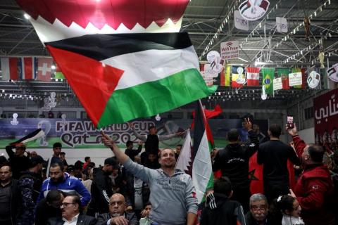 . أجواء متابعة المواطنين في غزة مباراة منتخب المغرب 6.jpg