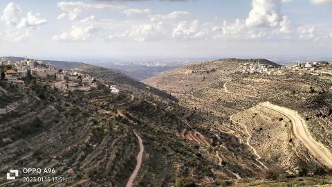 تفقد أحوال القطاع الزراعي في قرى شمال غرب القدس