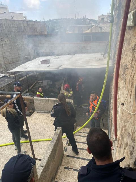 مصرع مواطن جراء حريق شب بشقة سكنية بحي وادي الجوز في القدس