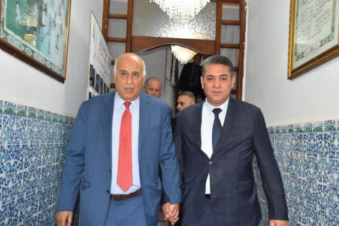 حزب جبهة التحرير الوطني الجزائري يستقبل الفريق جبريل الرجوب.jpg