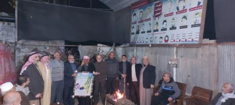 التواصل الجماهيري يزور مختار عائلة السموني بغزة