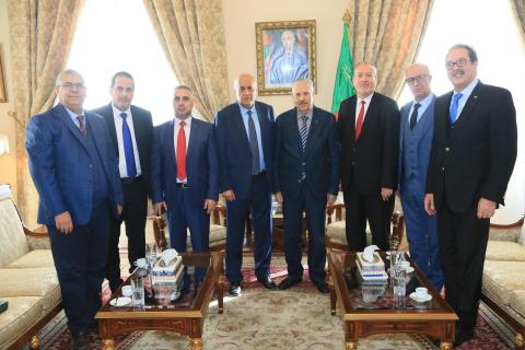  رئيس مجلس الأمة الجزائري يؤكد موقف الجزائر الثابت تجاه القضية الفلسطينية
