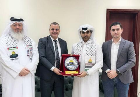 بلديتي خان يونس والشيحانية القطرية تبحثان عقد اتفاقيات توأمة ودعم مشاريع الهيئات المحلية