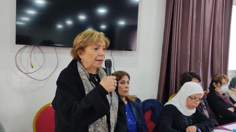 الاتحاد العام للمرأة الفلسطينية في المحافظات الجنوبية وفي الضفة الغربية يلتقيان في سلسلة اجتماعات في قطاع غزة 54.jpg