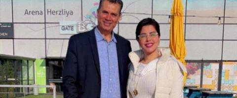 الفنانة الخليجية الشهيرة قدمت الى إسرائيل للقاء الباحث الدكتور نادر بطو بهدف التعلم وتلقي علاج على حد تعبيرها.jpeg