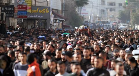الآلاف يشيعون جثامين الشهداء التسعة في موكب جنائزي مهيب بمدينة جنين 11.jpg