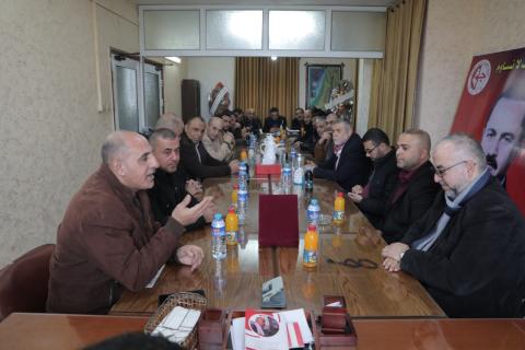 الشعبيّة في غزة تستقبل وفدًا قياديًا من حركة الجهاد الإسلامي.jpg