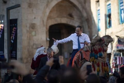 السفير نايدس في القدس المحتلة، الشهر الماضي (Getty Images).jpg