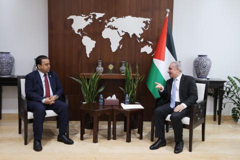اشتية: نرى في ليبيا عمقا مهما لفلسطين كقضية وشعب