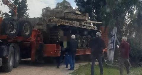 جنود قدامى يسرقون دبابة احتجاجا على سياسات الحكومة  الإسرائيلية بإضعاف السلطة القضائية