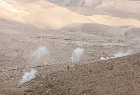 من أراضي برية تقوع التي يحاول المستوطنون الاستيلاء عليها- صورة أرشيفية