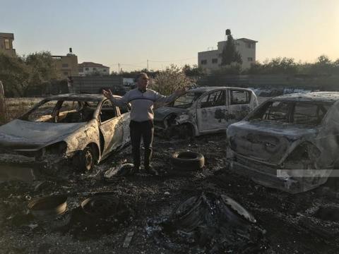 آثار اعتداء المستوطنين وجيش الاحتلال على بلدة حوارة 55.jpg