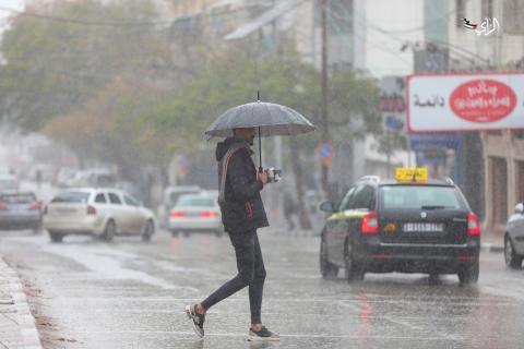 اجواء شتوية في مدينة غزة اليوم .. تصوير (عطية درويش).jpg