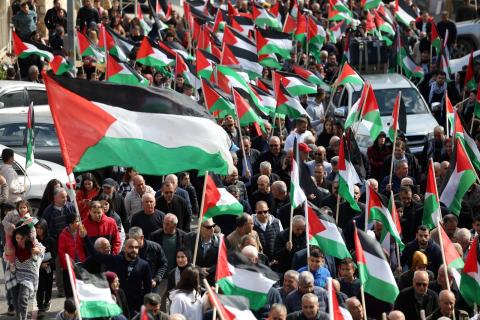 أهالي الداخل المحتل يحيون فعاليات يوم الأرض .. تصوير - الفرنسية   22.jpg