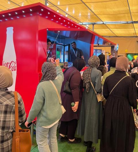 شركة المشروبات الوطنية كوكاكولا/كابي شريكاً رئيسياً في مهرجان القرية الفلسطينية الأول