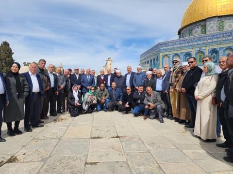 وفد المتابعة في القدس:   شعبنا موحد لحماية القدس والاقصى في وجه مخطط الاحتلال بالتصعيد في شهر الصوم والتراحم