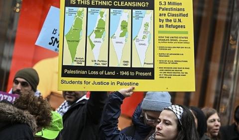 مظاهرات في واشنطن رفضا لزيارة سموتريتش (Getty Images).jpg