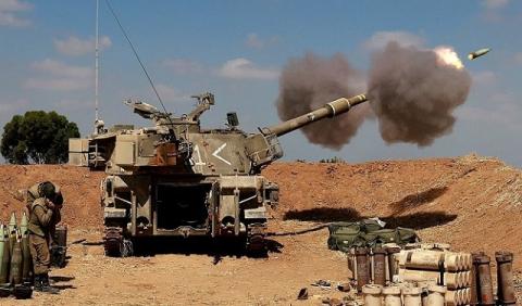 من قصف سابق للاحتلال في غزة (Gettyimages).jpg