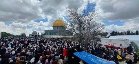 خطيب الأقصى: زحوف المصلين تتحدي الاحتلال وتبعث برسالة وفاء للمسجد