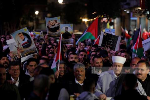 فعاليات مساندة للأسرى في المحافظات الفلسطينية