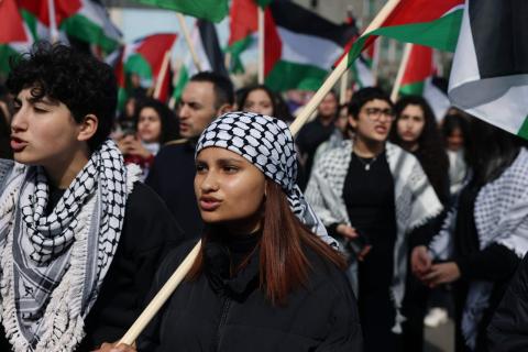 أهالي الداخل المحتل يحيون فعاليات يوم الأرض .. تصوير - الفرنسية  8.jpg