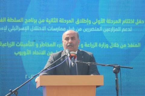 وزير الزراعة يعلن من محافظة غزة بدء المرحلة الثانية.jpg