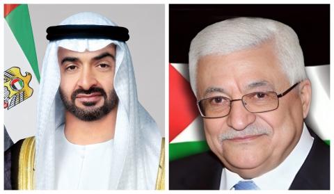 أبومازن يهنئ رئيس دولة الإمارات بالتعيينات القيادية الجديدة