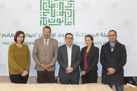 التقى وفد من مكتب الاتحاد الاوروبي 🇪🇺بوزير التربية والتعليم و الهيئة المستقلة لحقوق المواطن.
