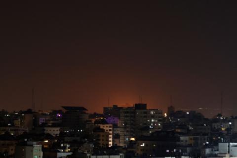 الغارات الإسرائيلية على قطاع غزة ..  عدسة (أ ف ب) 1.jpg
