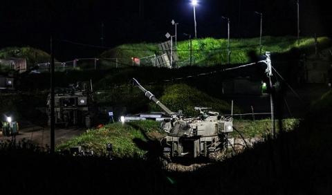 الجيش الإسرائيلي ينشر قواته ودفاعاته الجوية في المنطقة الحدودية جنوب لبنان (Getty Images).jpg