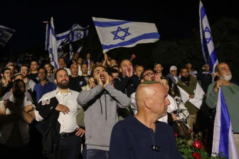 من مظاهرة اليمين في القدس (Getty Images).jpg