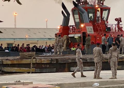 الخارجية تتابع المفقودين المشوخي ومسمح في اليونان : بدء المرحلة الثالثة لإجلاء الجالية الفلسطينية من الخرطوم