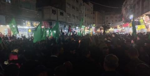 من المسيرات التي انطلقت من مختلف محافظات قطاع غزة نصرةً للمسجد الأقصى.jpg