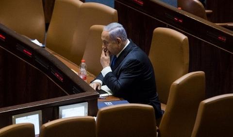 نتنياهو في الكنيست (أرشيفية - Getty Images).jpg
