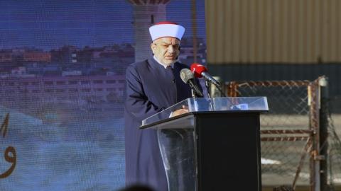 وزير الأوقاف والشؤون والمقدسات الإسلامية الأردني محمد الخلايلة. (صلاح ملكاوي - المملكة).jpeg
