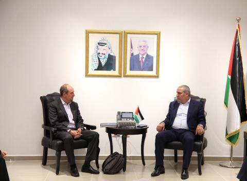 تفاصيل لقاء الشيخ مع المبعوث الأميركي الخاص للشؤون الفلسطينية هادي عمرو