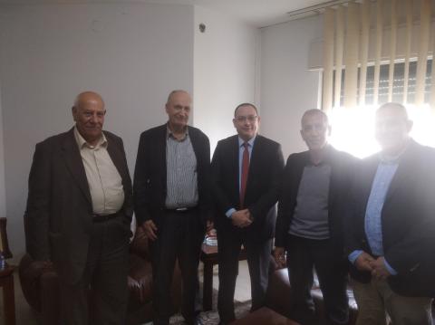 د. واصل أبو يوسف يستقبل سفير نيكاراغوا لدى دولة فلسطين مهنئا بإنطلاقة الجبهة